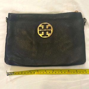 Brown Tory Burch clutch